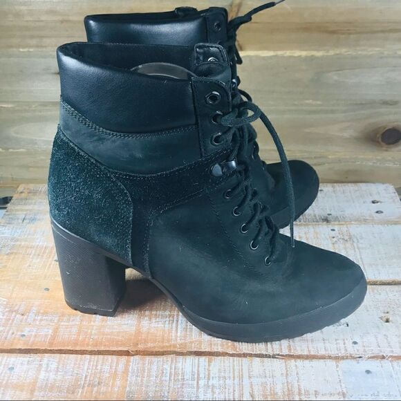 TIMBERLAND WOMENS TILLSTON LACE-UP BOOT - BLACK - Picture 2 of 12